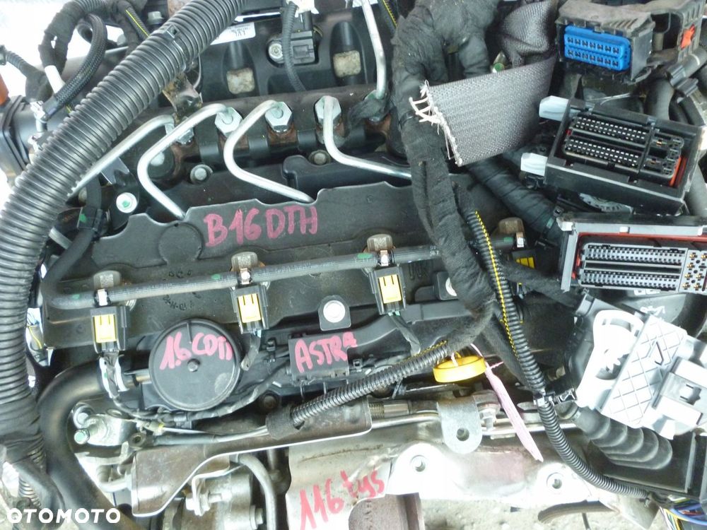 SILNIK KOMPLETNY OPEL ASTRA J 1.6 CDTI B16DTH LVL 136KM 116 TYS - 2
