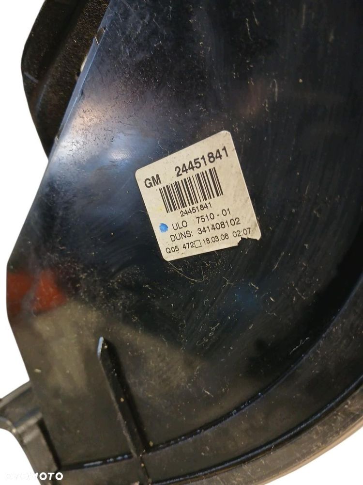lampa lewa tylna tył opel zafira b 24451841 - 3