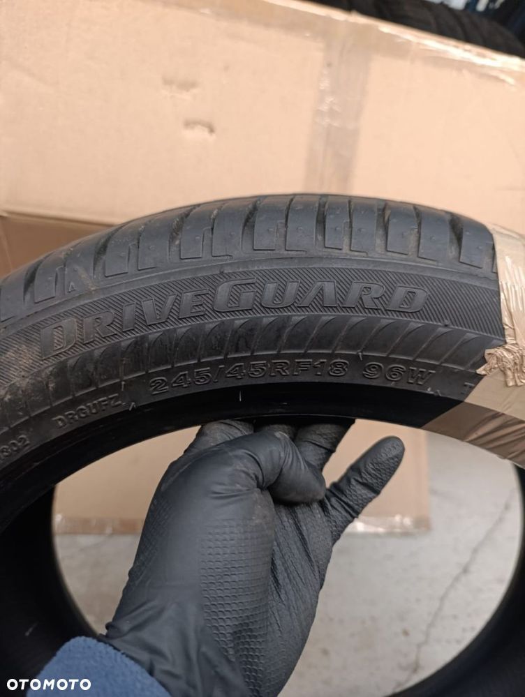 OPONY CAŁOROCZNE BRIDGESTONE DRIVEGUARD 245/45/18 RUNFLAT 2X7.3MM PARA 2SZT - 6