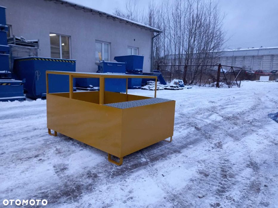 Ociekowa Wanna PMCS 1000 L, Pojedyncza Ze Stopniem Na Kanistry - 3