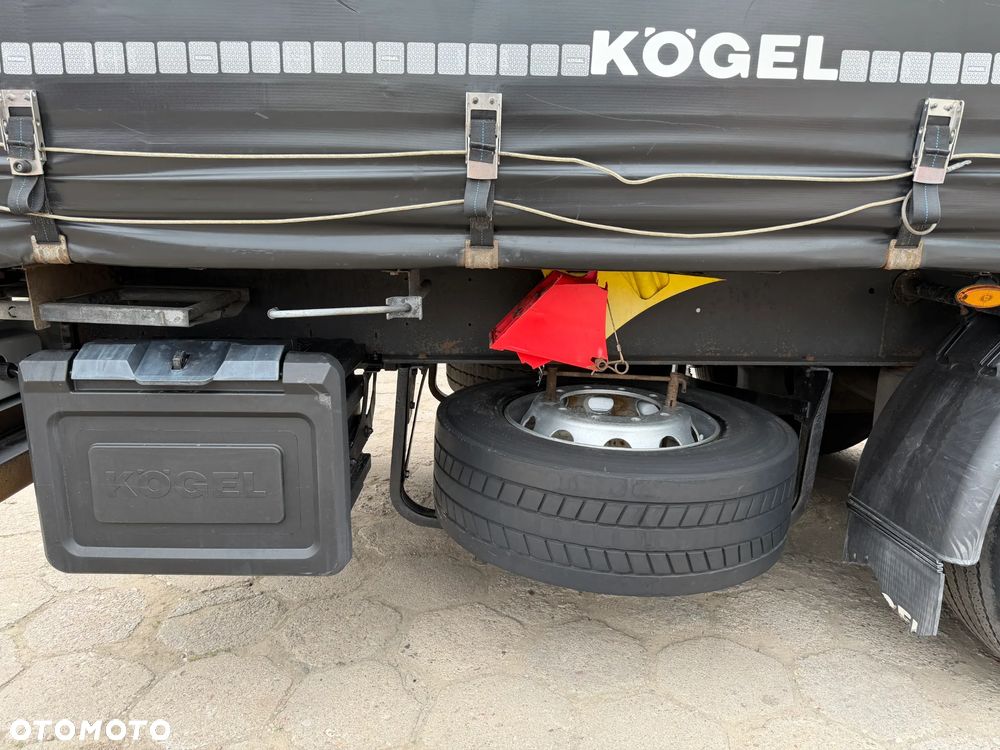 Kögel FIRANKA / SAF / OŚ PODNOSZONA / CAŁA CZARNA / TYLKO 532 TYS. KM PRZEBIEGU / ZAWIESZENIE INTRAX OSIE SAF / PRODUKCJA 2019 ROK !! - 32