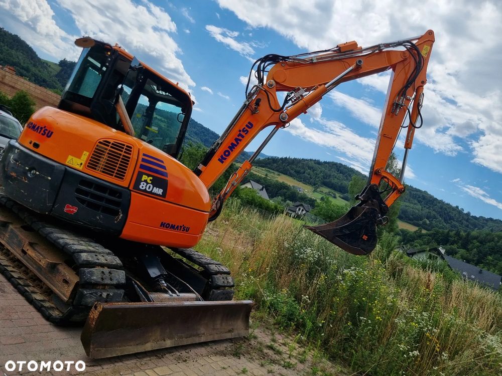 Komatsu Koparka Gąsienicowa 8ton Komatsu PC80MR-3 2017r Import Norwegia jak Nowa!! DEKRA - 17