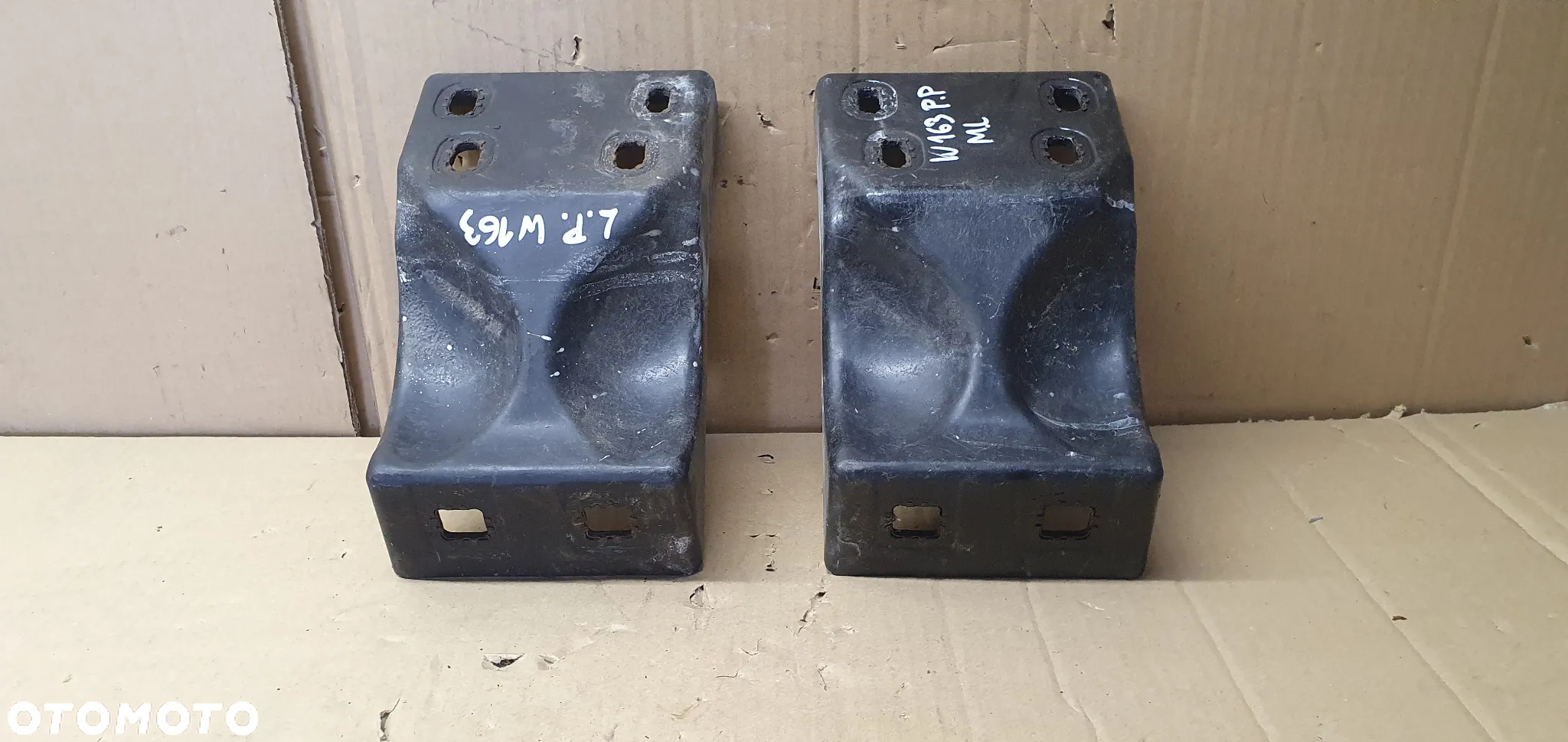 Ślizg wzmocnienie zderzaka przód prawy lewy Mercedes ML W163 Lift A1638801614 - 3