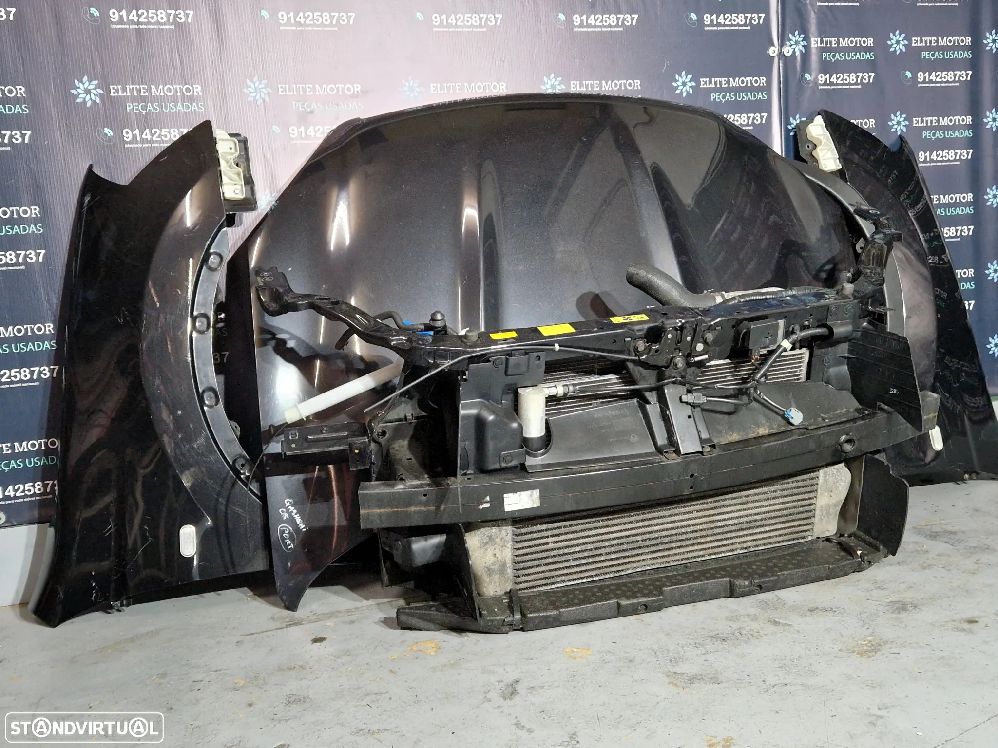 Frente completa usada NISSAN QASHQAI J10 2.0 DCI XENON parachoques capot guardalamas oticas - 8