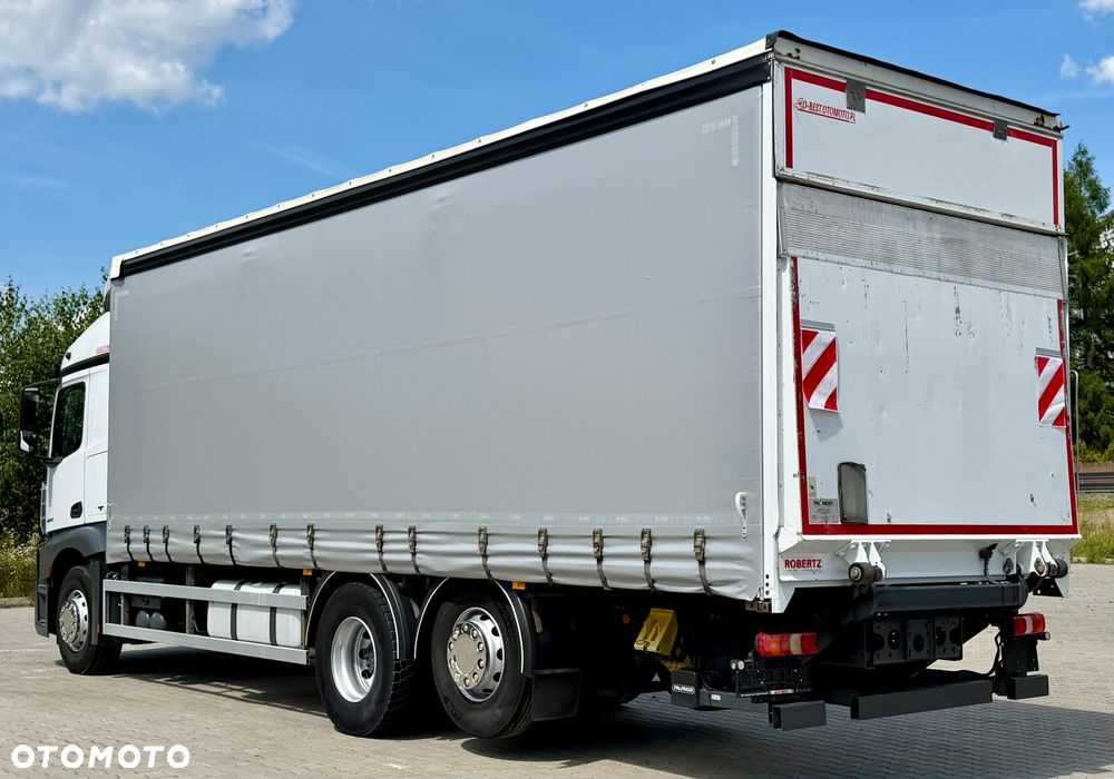 Mercedes-Benz ACTROS 2540 / FIRANKA / WINDA / 20 EUROPALET / OŚ PODNOSZONA / AUTOMAT / E6 / 2018 ROK / NISKI PRZEBIEG / SPROWADZONY - 3