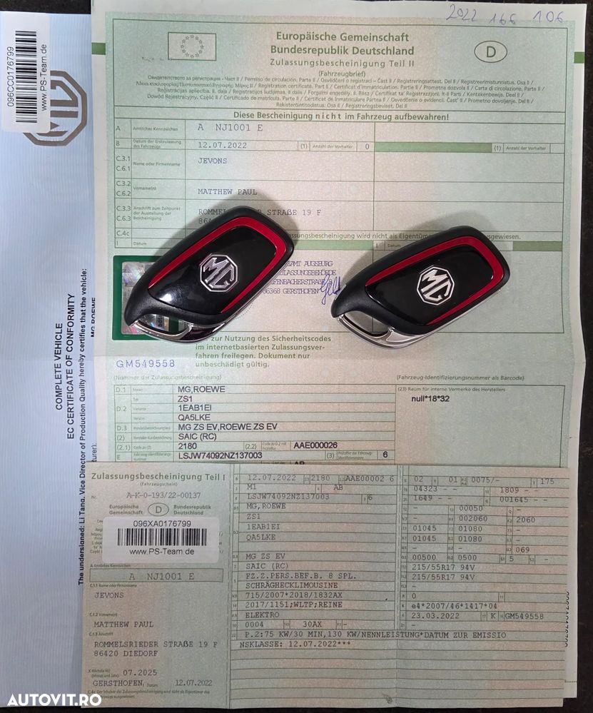 MG ZS EV 2022 — imagine 8