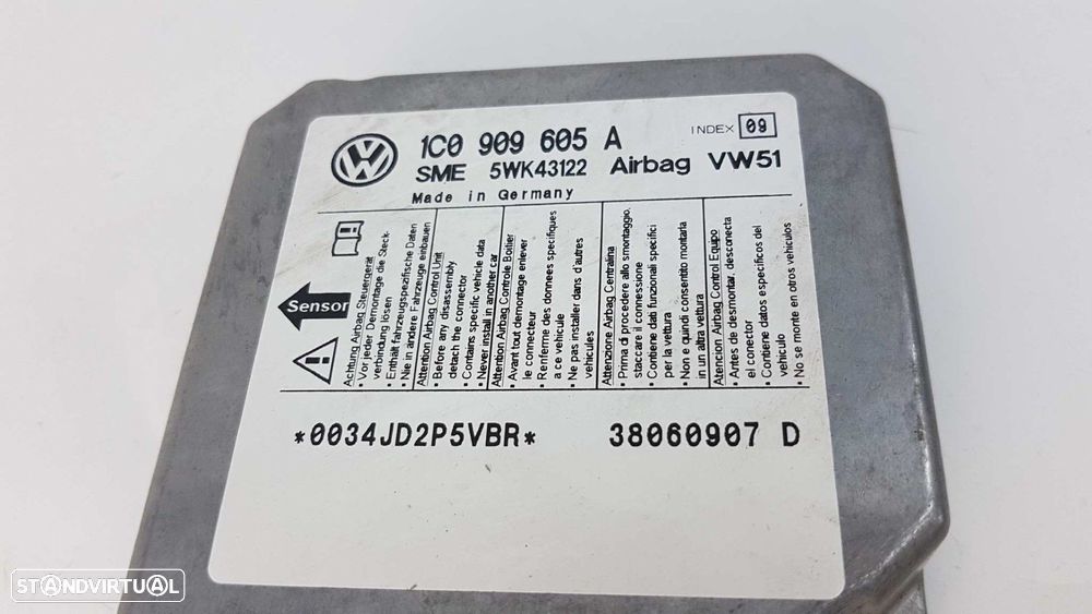 CENTRALINA DE AIRBAG VOLKSWAGEN T5 TRANSPORTER/FURGONETA CAJA CERRADA - 4