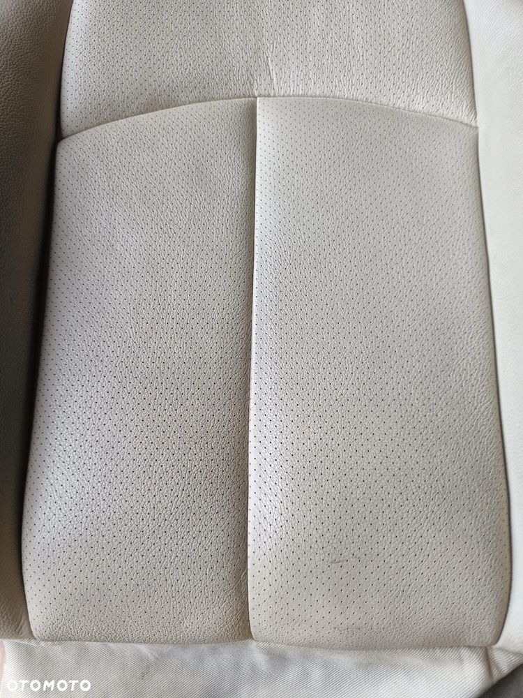 MERCEDES W211 FOTEL LEWY PRAWY BEŻOWY BEŻ BANAN IGŁA - 11