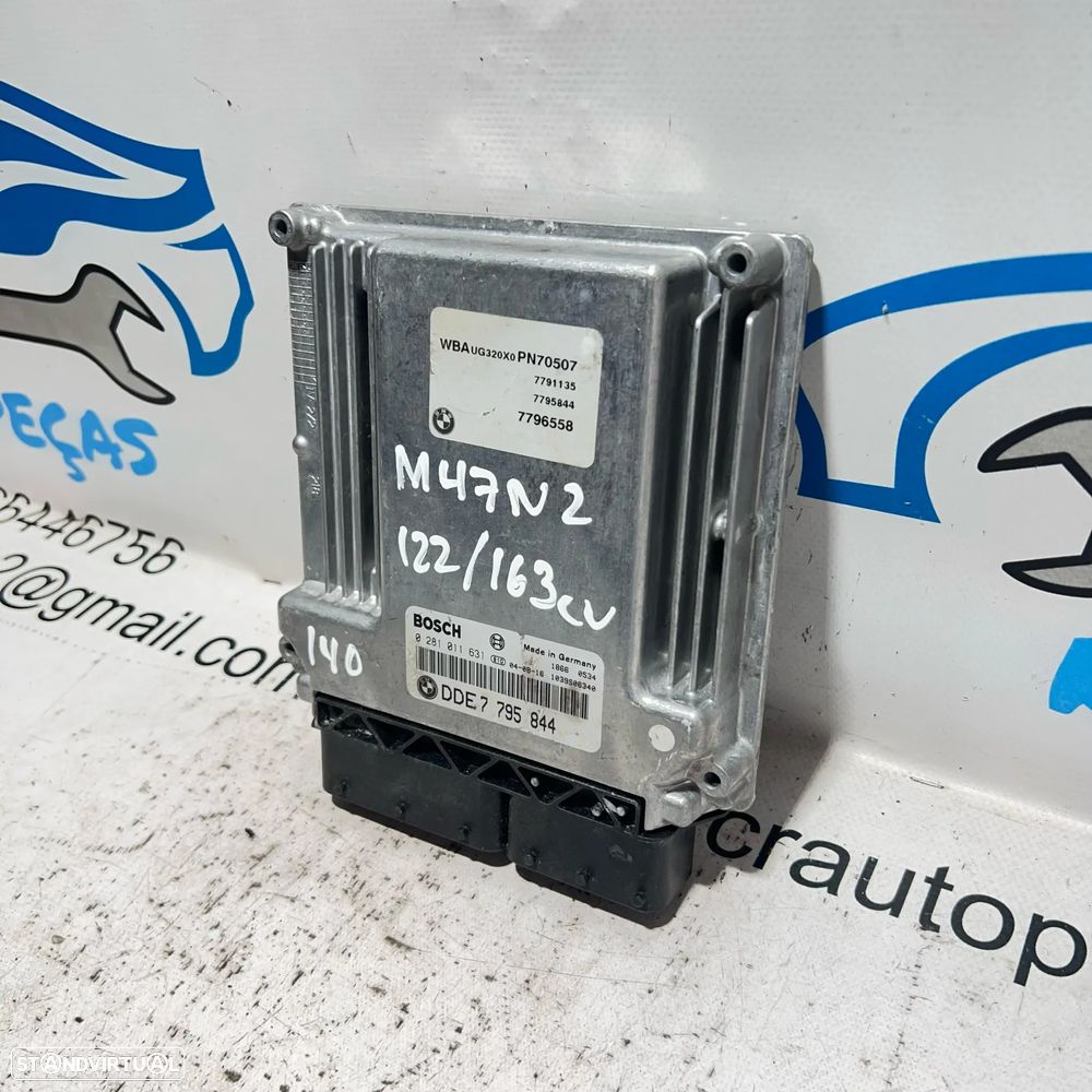 .Centralina Original Motor Bosch BMW 2.0 118D 318D M47N2 M47D20 204D4 7 795 844 / 0 281 011 631 - 5