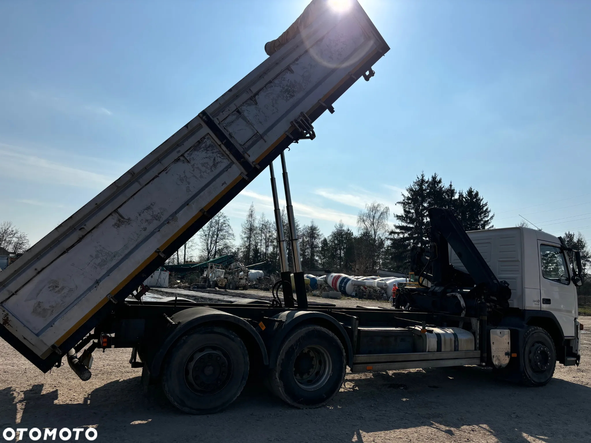 Volvo FM 340 Wywrotka /  HDS HIAB  / 2 x Hydroburta - 6
