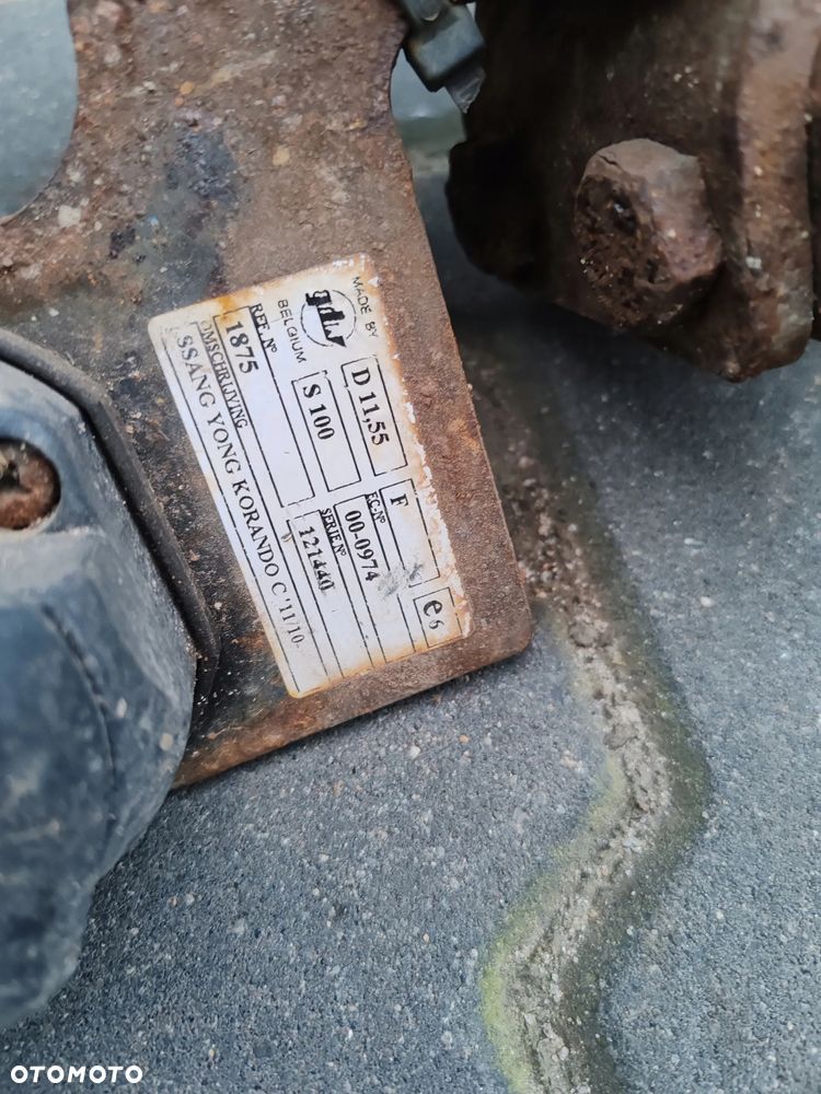 Hak holowniczy kula wiązka SSANGYONG Korando III lift 13-19 - 4