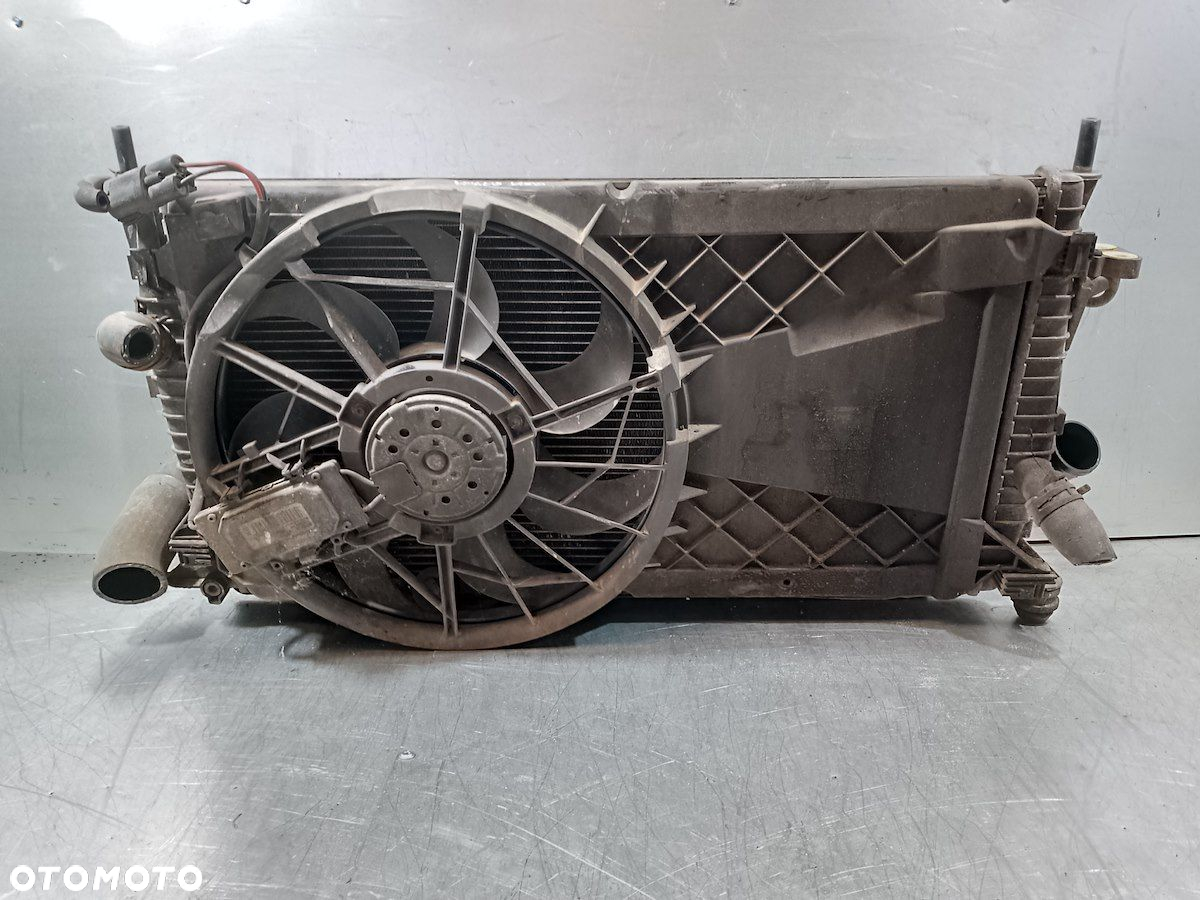 ZESTAW CHŁODNIC WODA KLIMA WENTYLATOR, INTERCOOLER VOLVO V50 1.6 HDI - 4