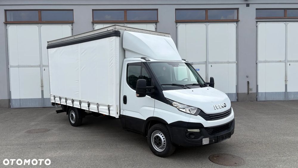 Iveco Daily 35-160Hi-Matic, Firanko/Kontener + winda, Serwis, Z Niemiec - 1