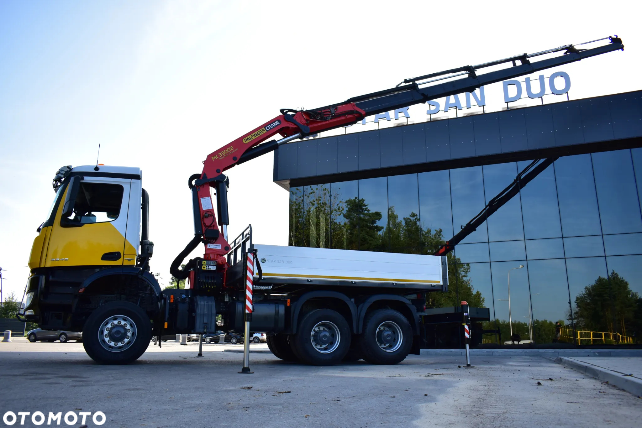 Mercedes-Benz ACTROS 3345 6x6 Palfinger PK 33002 HDS Żuraw Euro 6 Crane Kran - 11