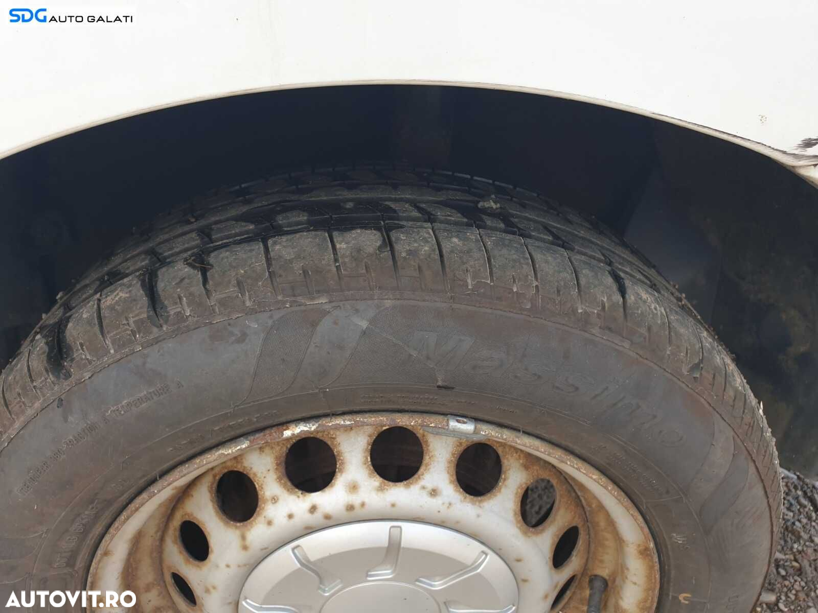 Set 4 Jante Roti Tabla cu Capace 185 65 15 R15 Dacia Sandero 2 2012 - 2020 Cod sdgjt15bds2 - 6