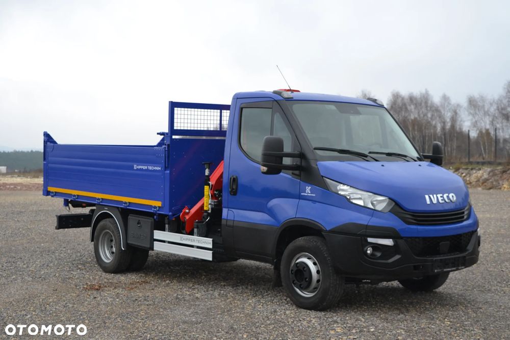 Iveco 72-180 72C18 Nowy 3-stronny WYWROT Kiper Wywrotka Żuraw HDS HC 45A2 SALON PL - 26