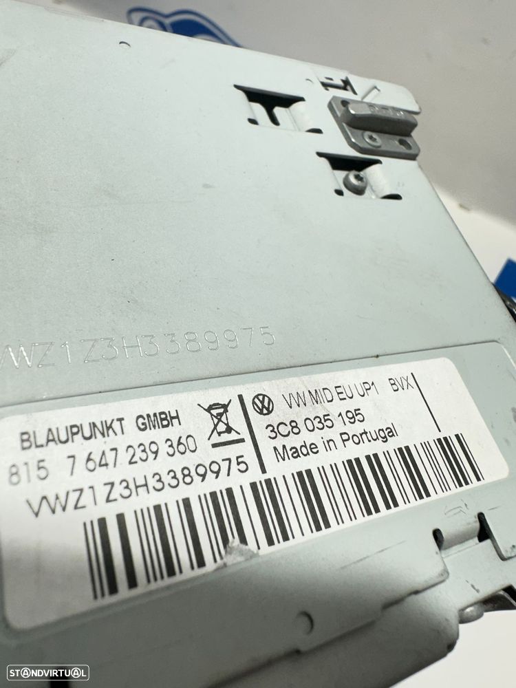 .Auto Radio CD DVD GPS Original VW Volkswagen 3C8035195 2007 - 2018 - 5
