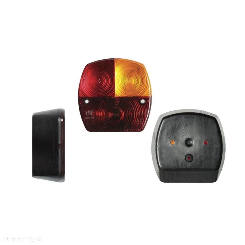 Lampa auto BestAutoVest pentru remorca partea Dreapta 12/24V 115x115x50mm fara lampa numar 1 buc. - 1