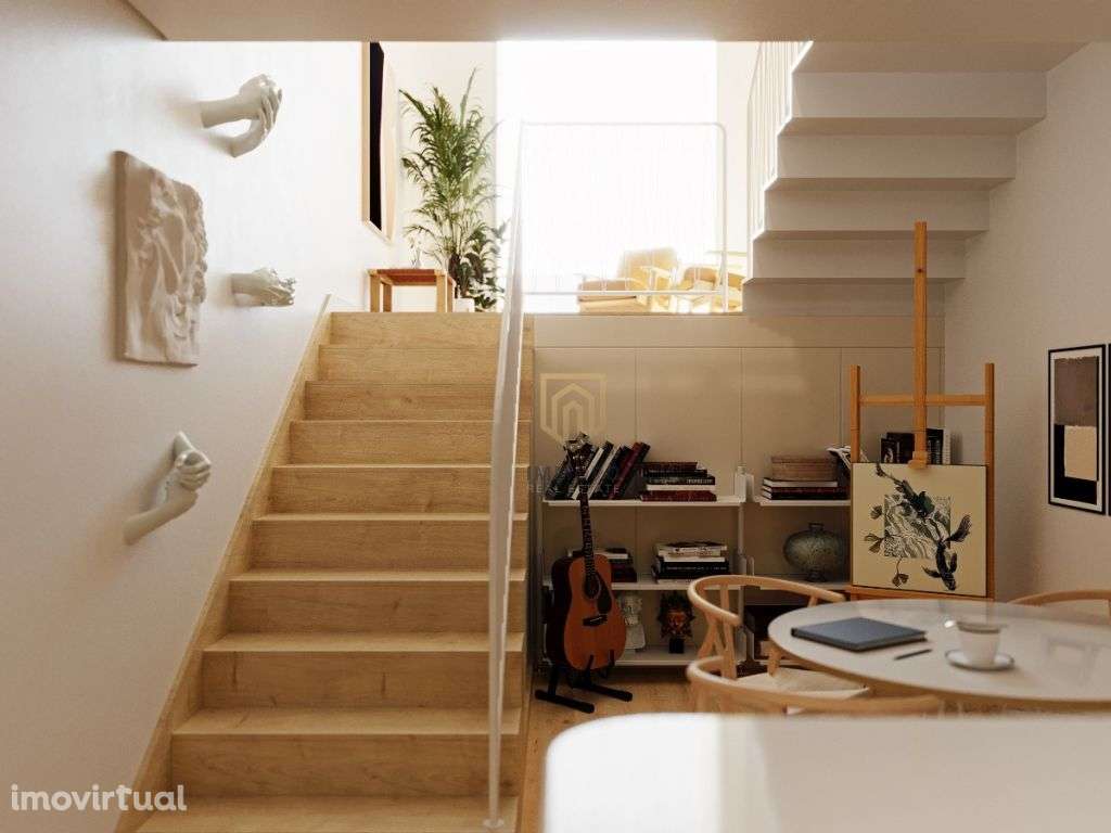 T1 com Mezanine com vistas para o rio em Vila Nova de Gaia - Grande imagem: 3/19