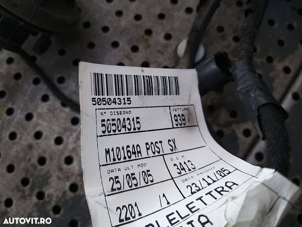 Cablaj instalatie electrica usa stanga spate alfa romeo 159 939 50504315 - 2