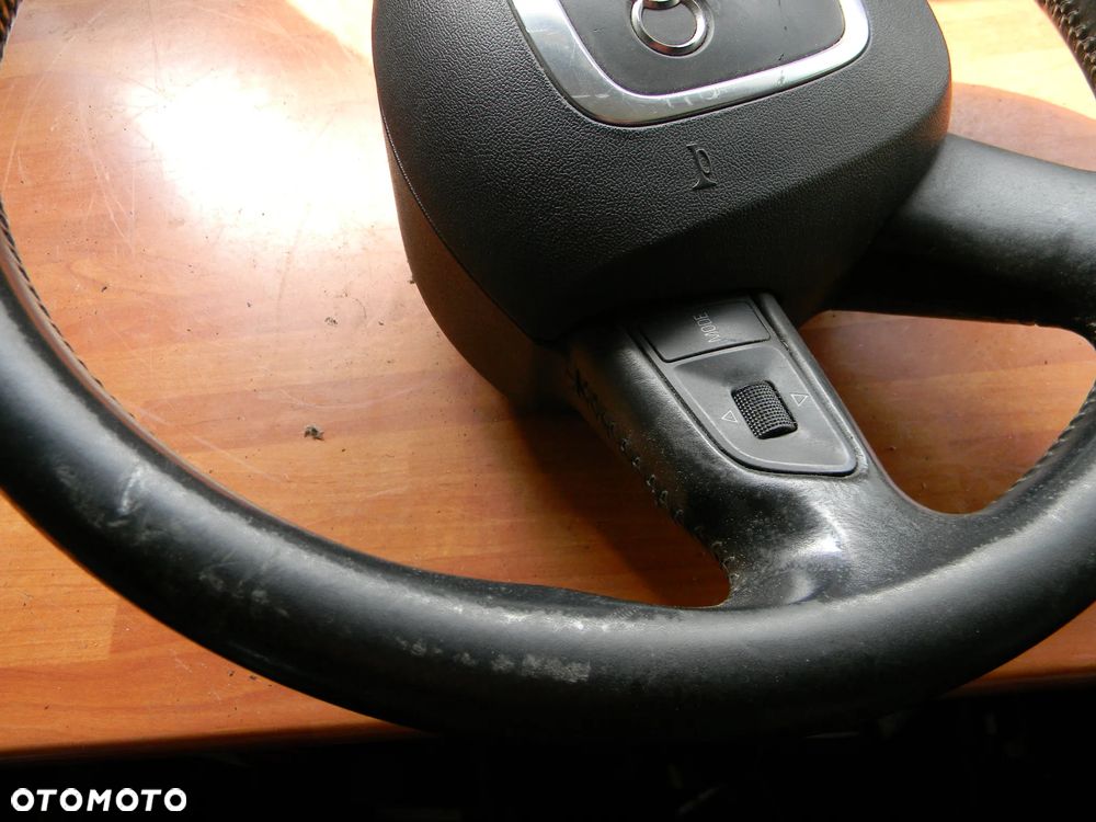 kierownica skórzana skóra AUDI A3 8P A4 B6 B7 A6 C6 multifunkcja airbag - 5