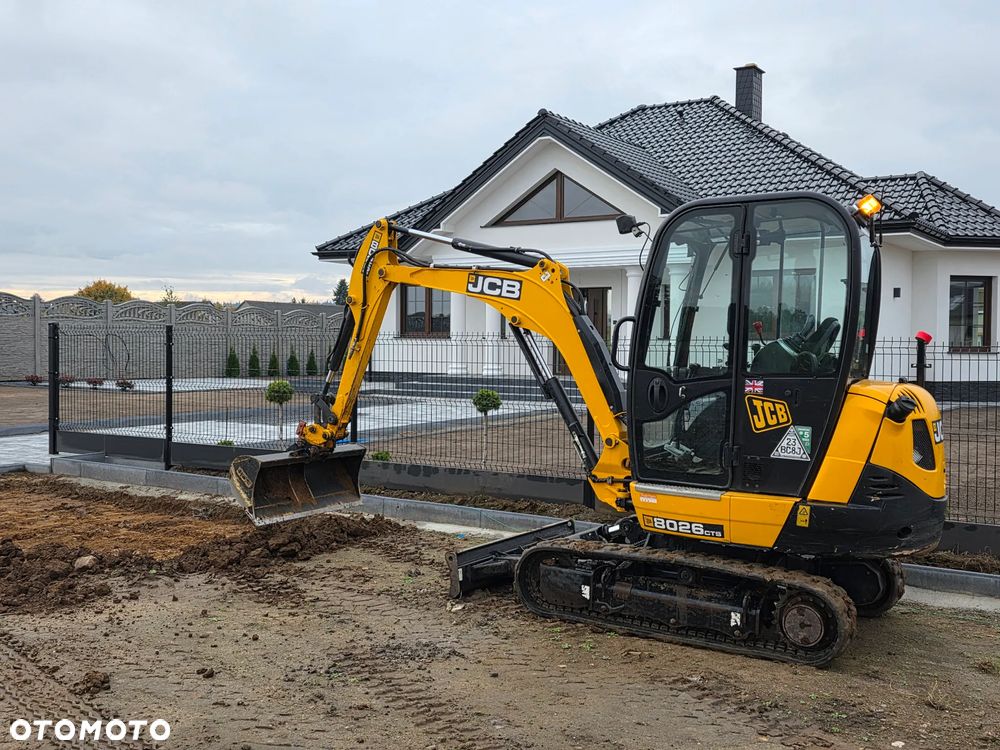 JCB JCB 8026 mini koparka 3 łyżki szybkozłącze 1 wł sprowadzona serwisowana idealna 8025 - 30