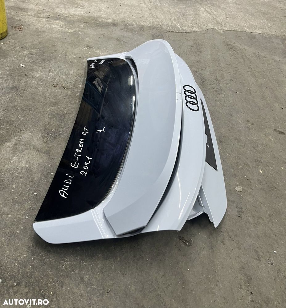 Capota portbagaj AUDI E-tron GT an 2021 cu eleron si luneta - 3