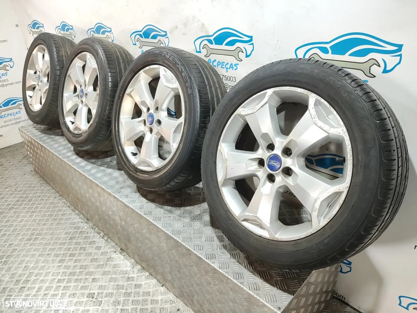 Jantes 18" Ford - Kuga - ORIGINAIS - 7.5J | ET52,5 | 5x108 - 18 Polegadas | 8V4J-1007-BB | 8V4J1007BB | Jante | 5 x 108 | 235 50 18 | Pneus - 3