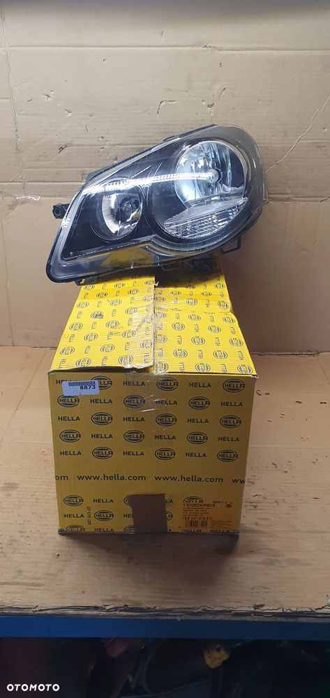 Lampa lewy przód przednia lewa VW Polo IV 9N Nowa TYC 1EE247019221 - 1
