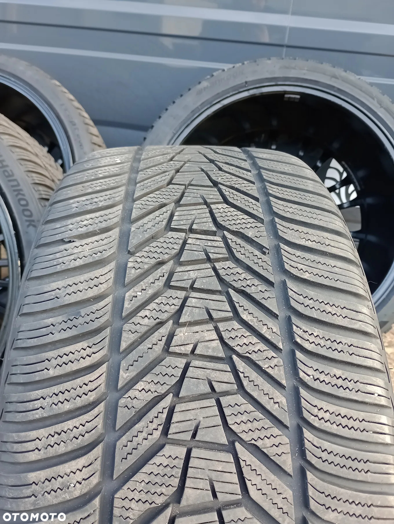 KOŁA ZIMOWE ALUMINIOWE TESLA Y R21 DWIE SZEROKOŚCI 2x 9,5J 2x10,5J OPONY 2x 255/35 R21 92V 2x 275/35 R21 103W HANKOOK WINTER ICEPT EVO 3 CZUJNIKI TPMS - 19