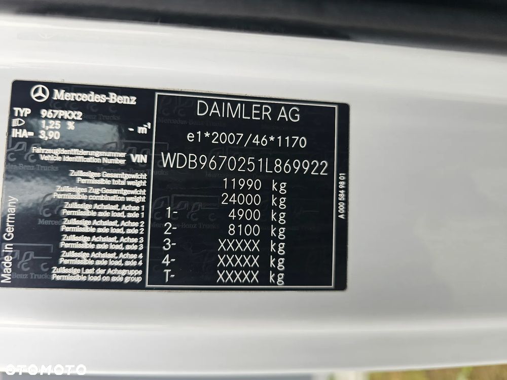 KABINA KOMPLETNA MERCEDES ATEGO 1224 EURO6 - 7