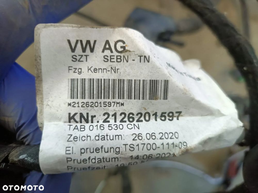 TAB016530CN Wiazka instalacja komory silnika 2.0 TDI DSG LED VW Passat B8 LIFT czesci - 2