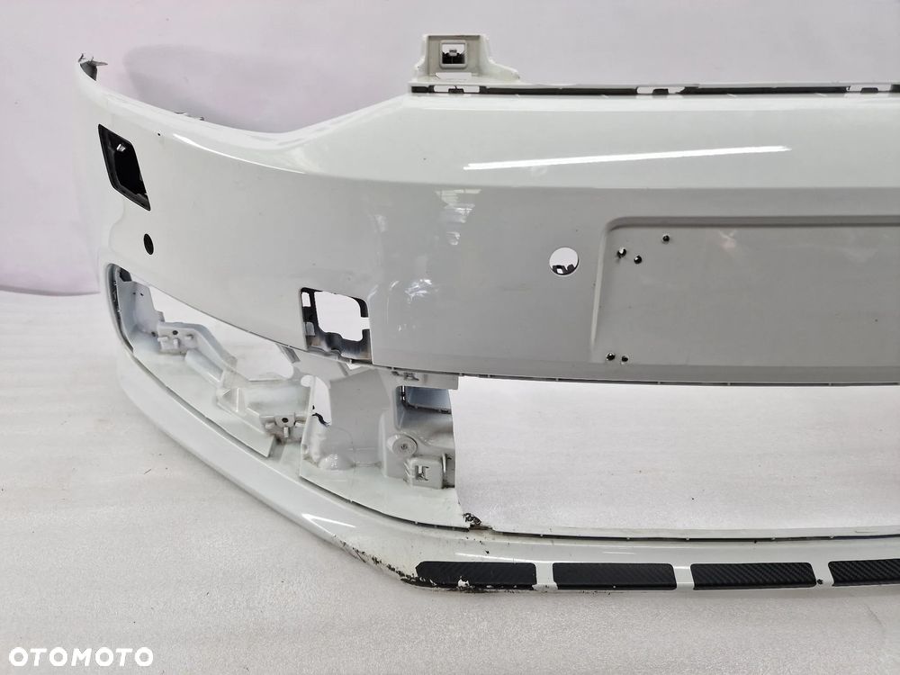 VW POLO 6C0 LIFT 13-17 ZDERZAK PRZEDNI PRZÓD NA SPRYSKI + 4X PDC , ŁADNY , BIAŁY , NR 6C0807221 , NR AUKCJI NZ744 - 6