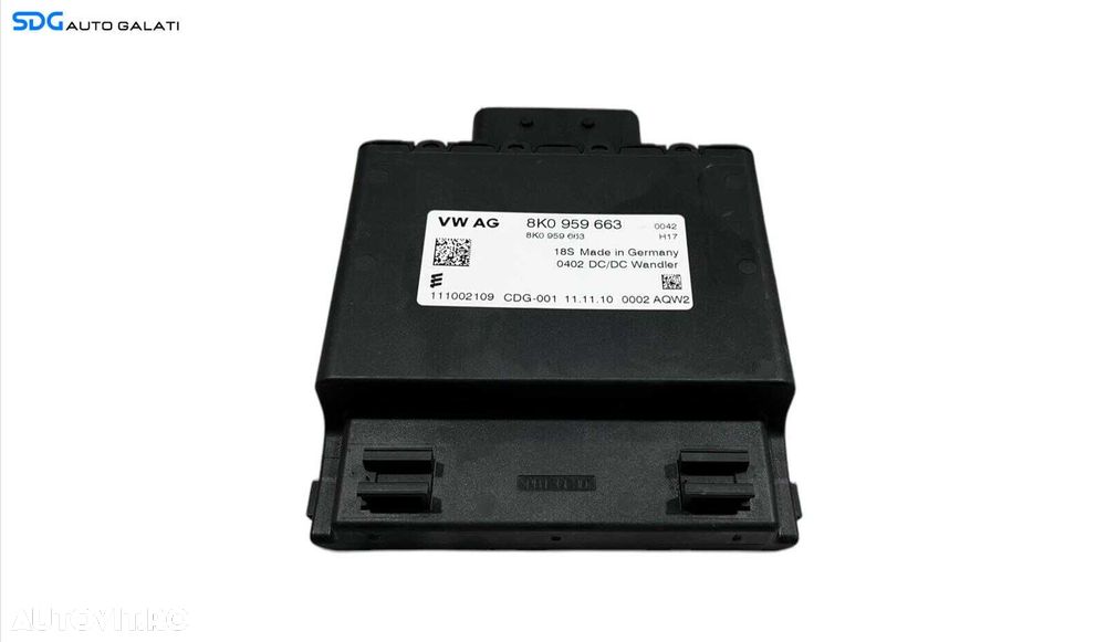 Stabilizator Tensiune Modul Calculator Acumulator Baterie Skoda Rapid 2013 - 2020 Cod 8K0959663 [L5831] - 1