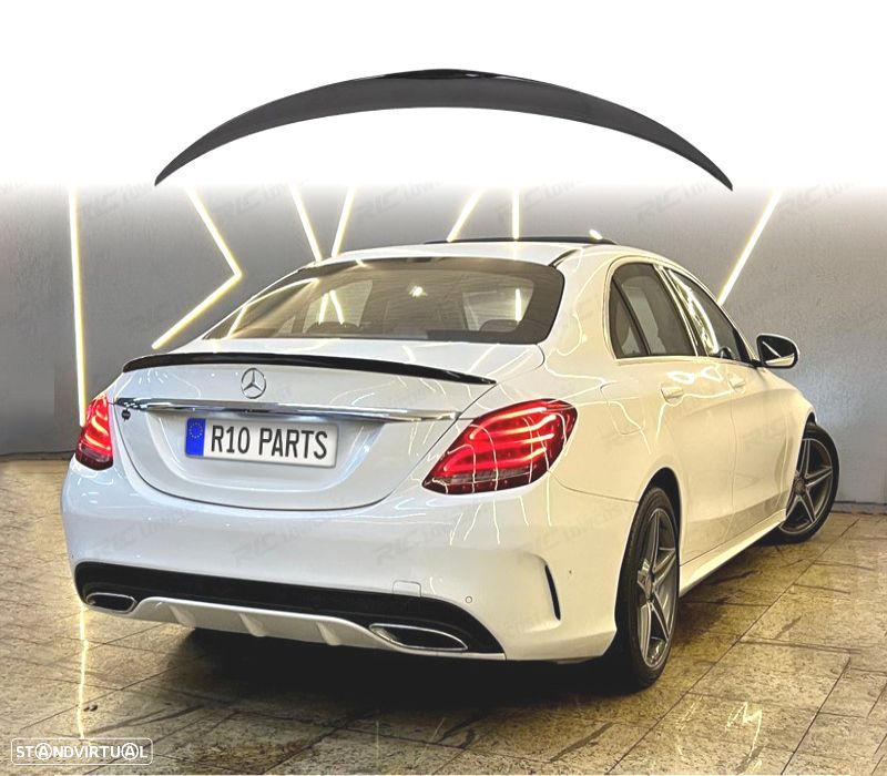 AILERON LIP SPOILER MERCEDES CLASE C W205 SEDAN 14- LOOK AMG - 1