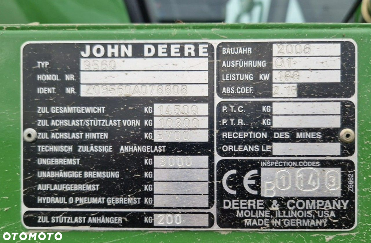 John Deere 9560i wts - 7