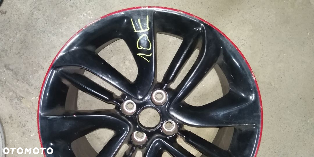 OPEL CORSA OPC felga 17X7 ET44 4x100 BLACK/RED AAC1 - 2