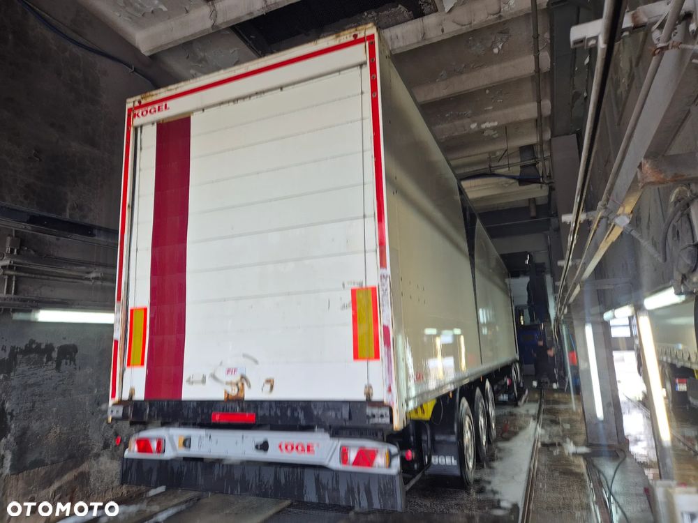 Kögel IGŁA INPOST DPD DHL ! ROLETA z Niemiec JAK NOWA / SAF PODNOSZONA OŚ / z Niemiec / TOP STAN 2015/  KOFFER KONTENER IZOTERMA ISO ISOKOFER ISOTERM GRUBY GRUBA AMAZON - 4