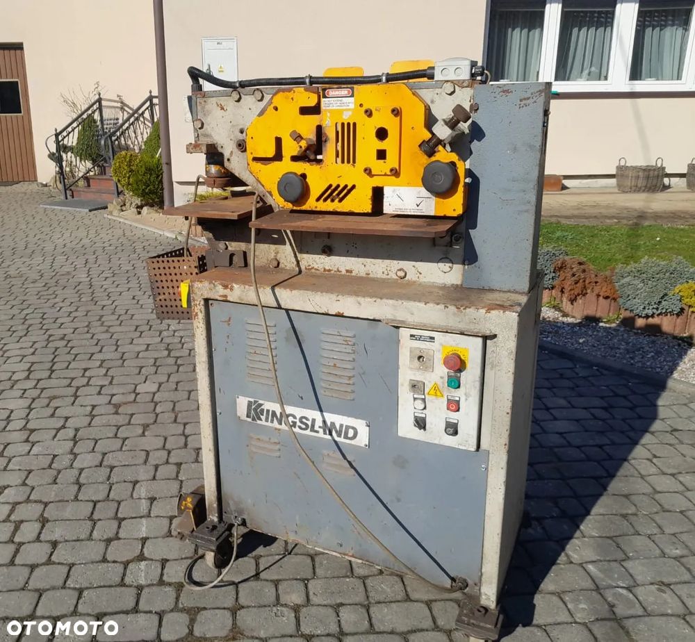 Nożyce do profili do metalu stali, maszyna do wybijania dziur otworów Kingsland Compact 40.