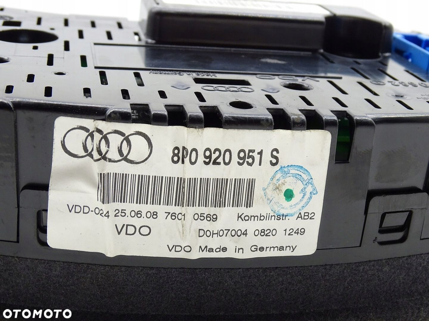 LICZNIK ZEGAR AUDI A3 8P LIFT 1.8 TFSI 8P0920951S - 4