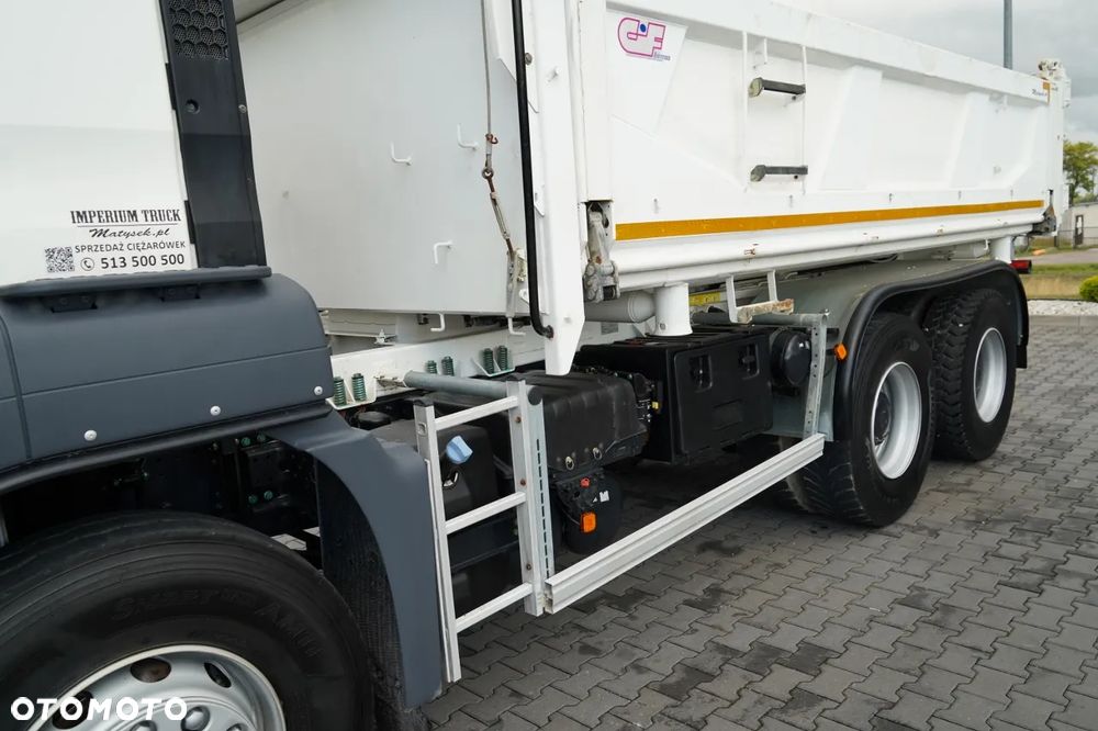 MAN TGS 26.460 / 6X4 / 3 STRONNA WYWROTKA / HYDROBURTA / CZOŁOWNICA  / AUTOMAT / - 18