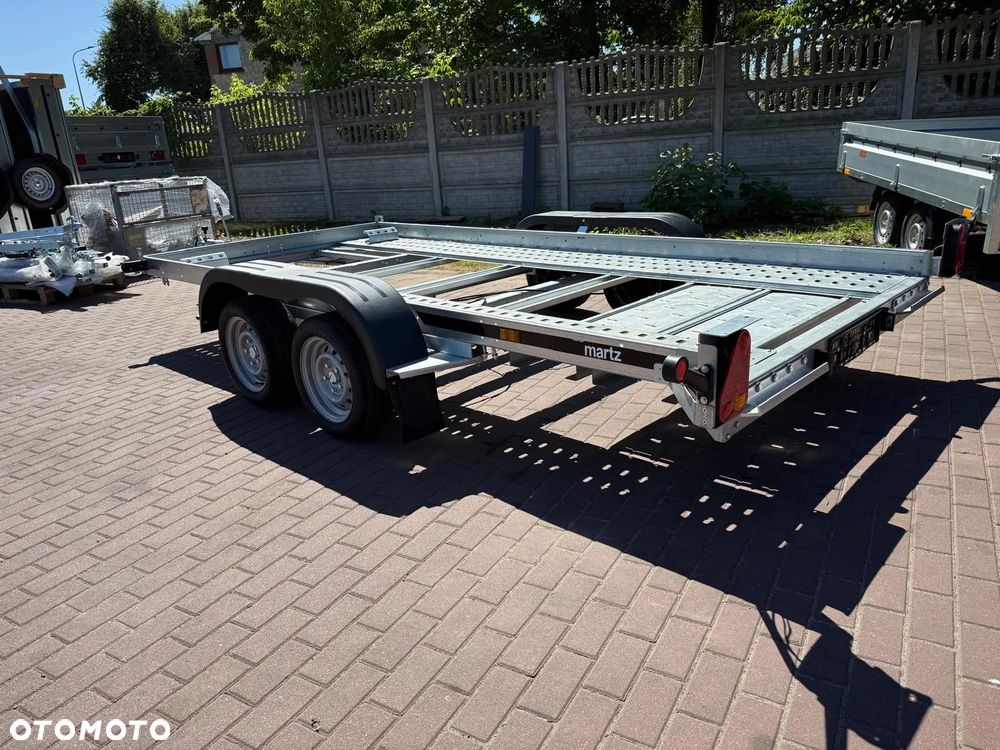 Martz Przyczepa TIEFLADER 400 2T 400x180 cm DMC 2000 kg uchylna laweta samochód quad - 2