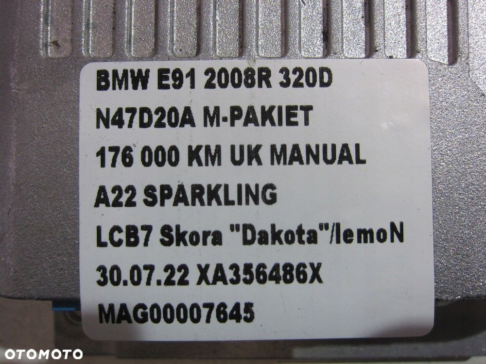 BMW E91 E90 E60 E87 MODUŁ STEROWNIK MULF 9187625 - 7