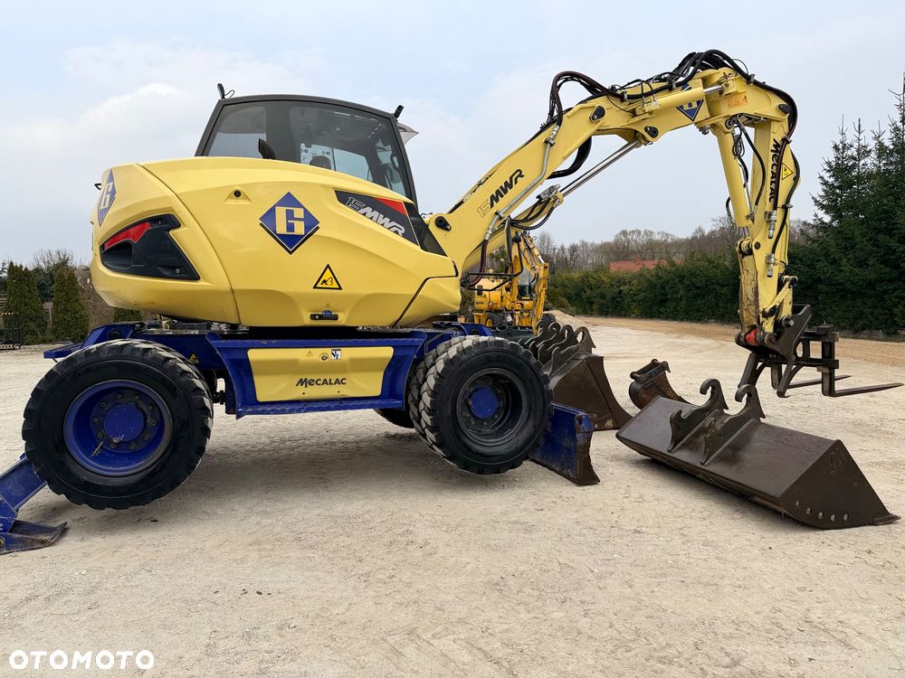 Mecalac Koparka MECALAC 15 MWR koparko ładowarka KLIMA 714 12 MTX 4x4x4 Ew140B centr smar 14ton - 18