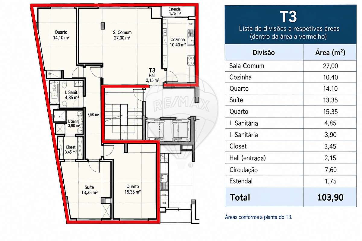 Apartamento T3 para venda - Grande imagem: 3/14