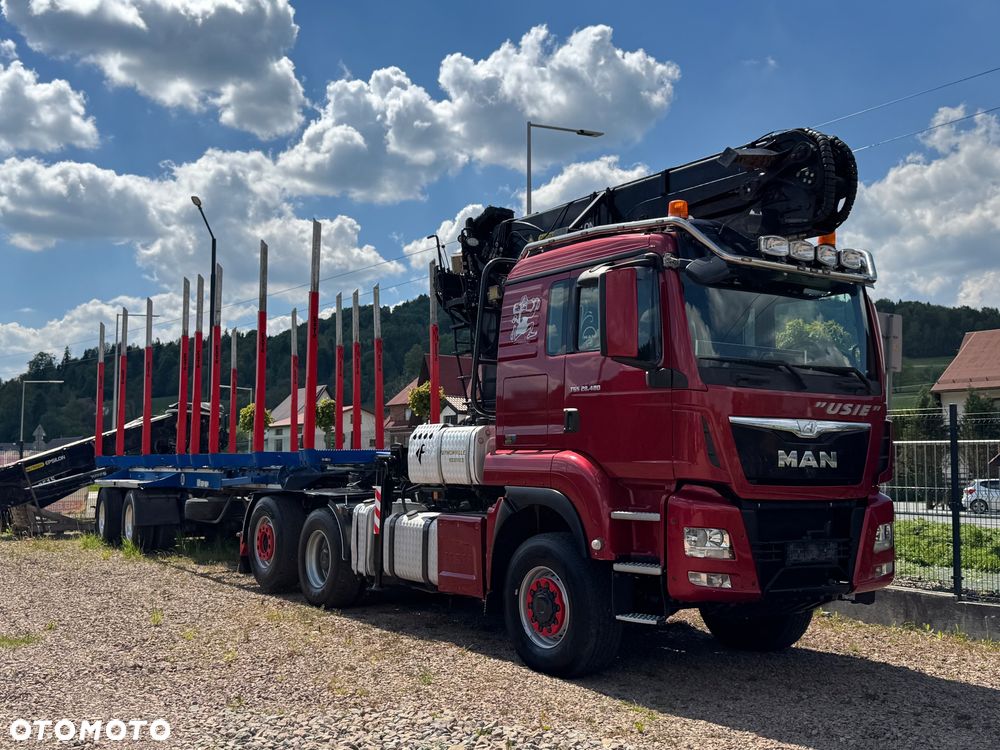 Volvo FH500 EPSILON M12Z 6x4 DOLL Do drewna drzewa kłody stosu - 19