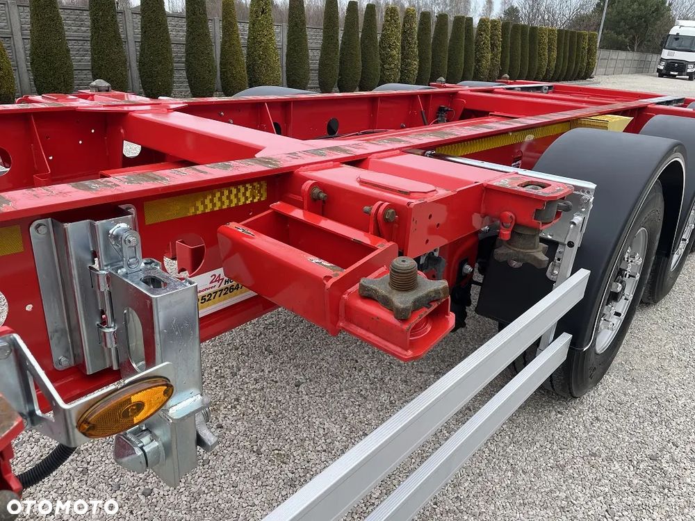 Kassbohrer K.SHG.AVH / 45-12 /27 EU / PODKONTENEROWA / STANDARD / 2023 / ROZSUWANE PODWOZIE PRZÓD I TYŁ / DO WSZYSTKICH T.KONTENERÓW / MAŁO UŻYWANA / SALON POLSKA / STAN JAK NOWY / - 14