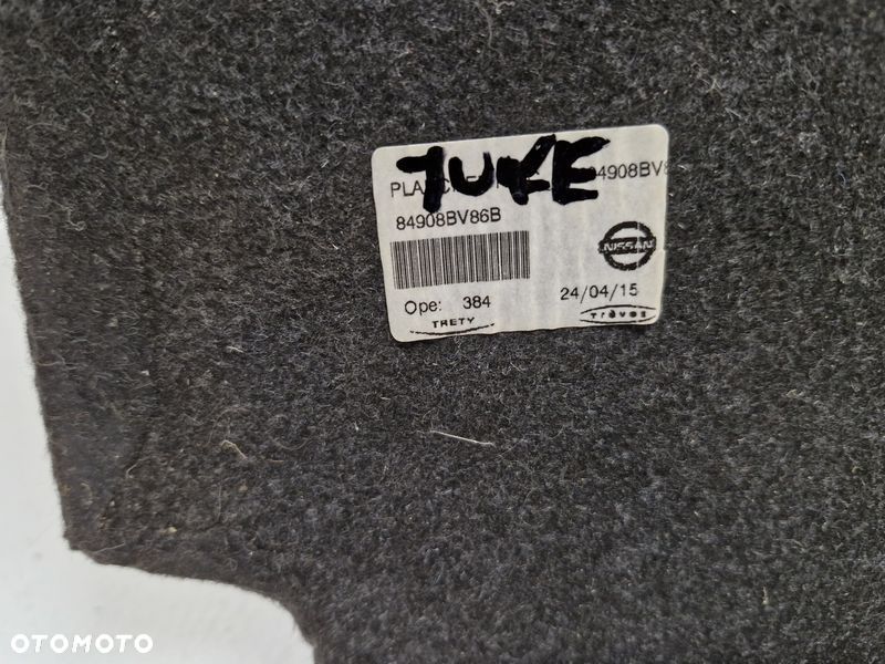NISSAN JUKE F15 I 1 LIFT PŁYTA PODŁOGA WYKŁADZINA BAGAŻNIKA 84908BV86B - 6
