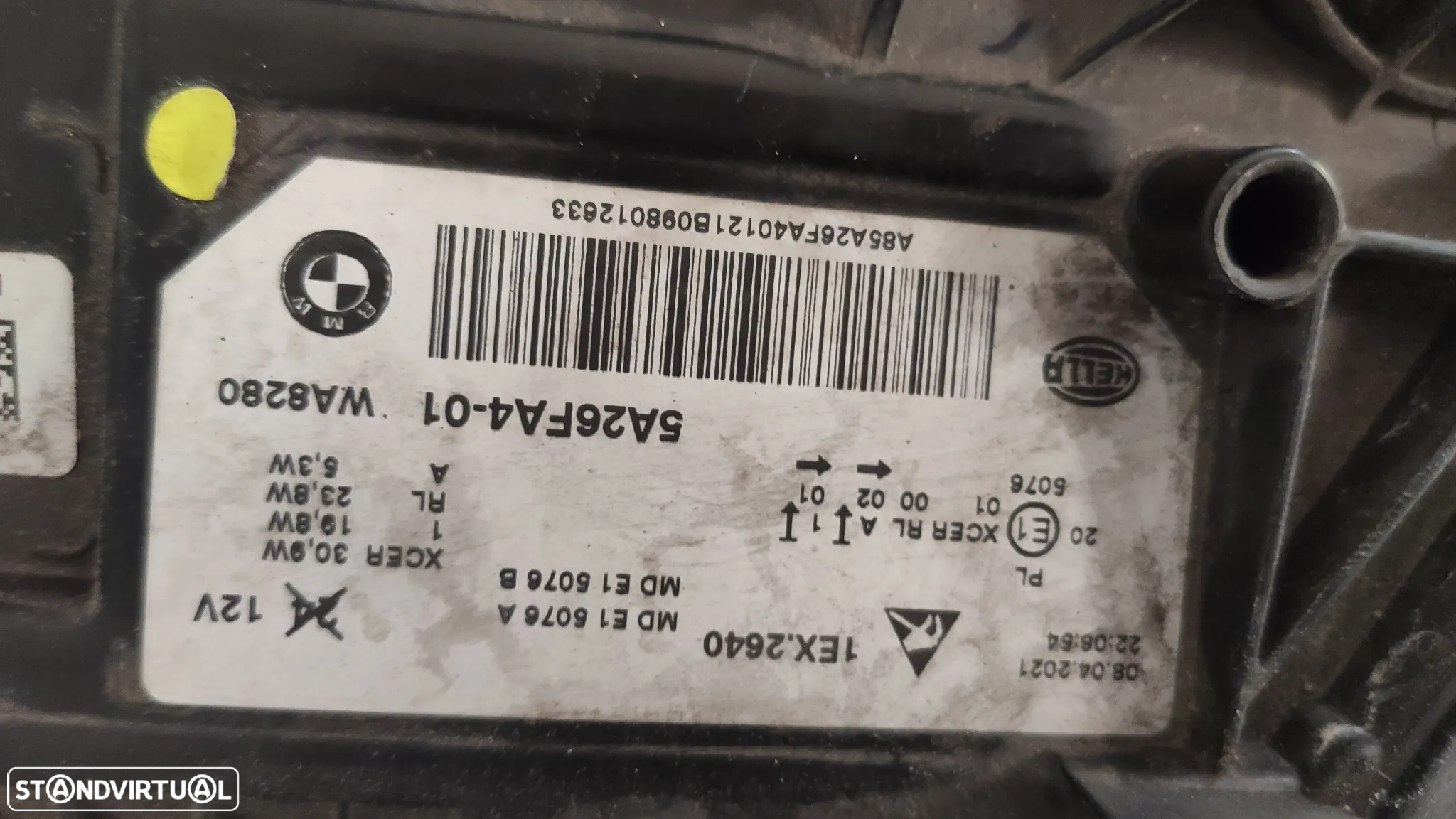Farol direito led BMW G30 G31 LCI - 5A26FA4 - 3