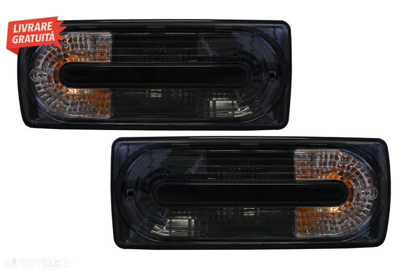 Stopuri Negru Fumuriu Mercedes W463 G-Class (1989-2015) G55 Design- livrare gratuita - 1
